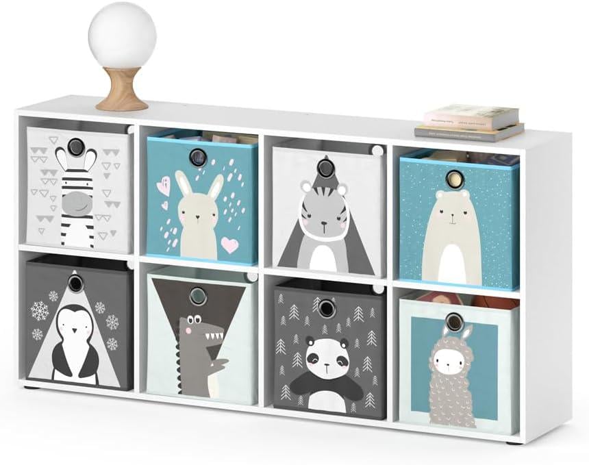 Тумба для хранения Smart Kids на 8 ячеек Белый (MS821)