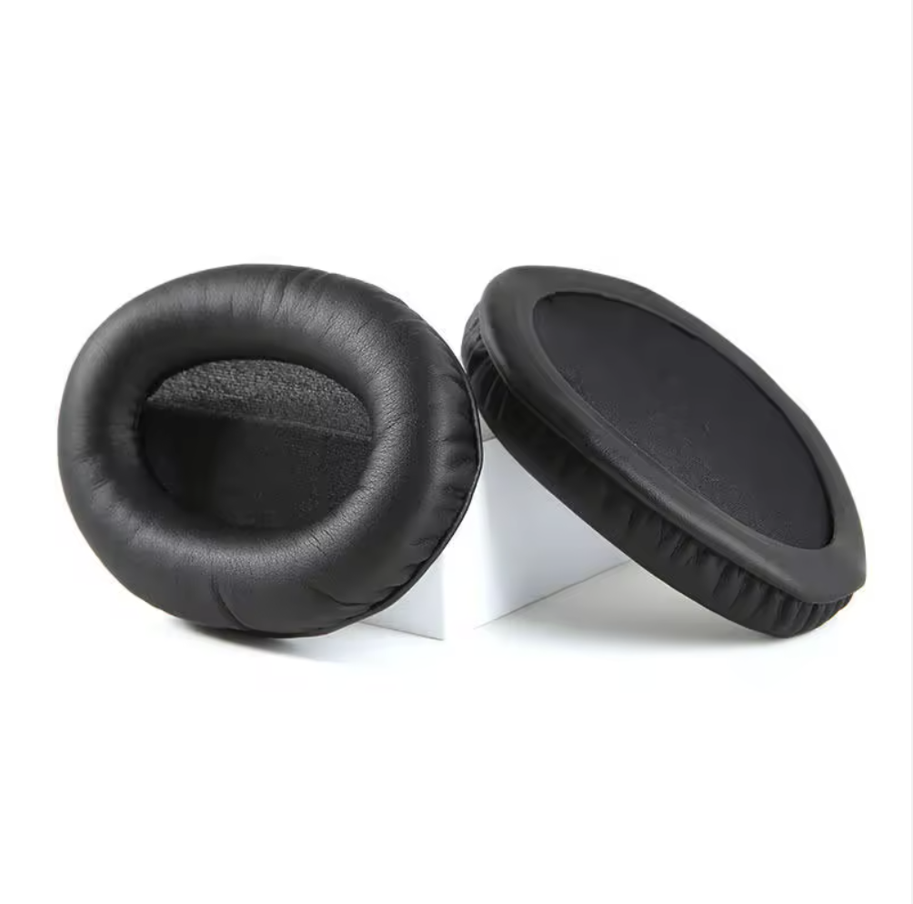 Амбушюры универсальные для наушников овальные 105x85 мм и подарок поролон для микрофона Черный (31003141)