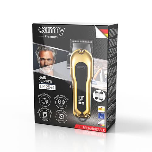 Машинка для стрижки волос Camry CR 2844 LED с насадками Gold (9ecd3890) - фото 11 Машинка для стрижки волос Camry CR 2844 LED с насадками Gold (9ecd3890) - фото 11