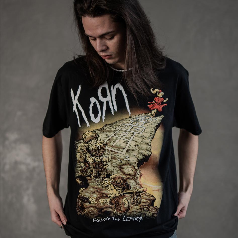 Футболка унисекс Korn Follow The Leader M Черный (00000001791)