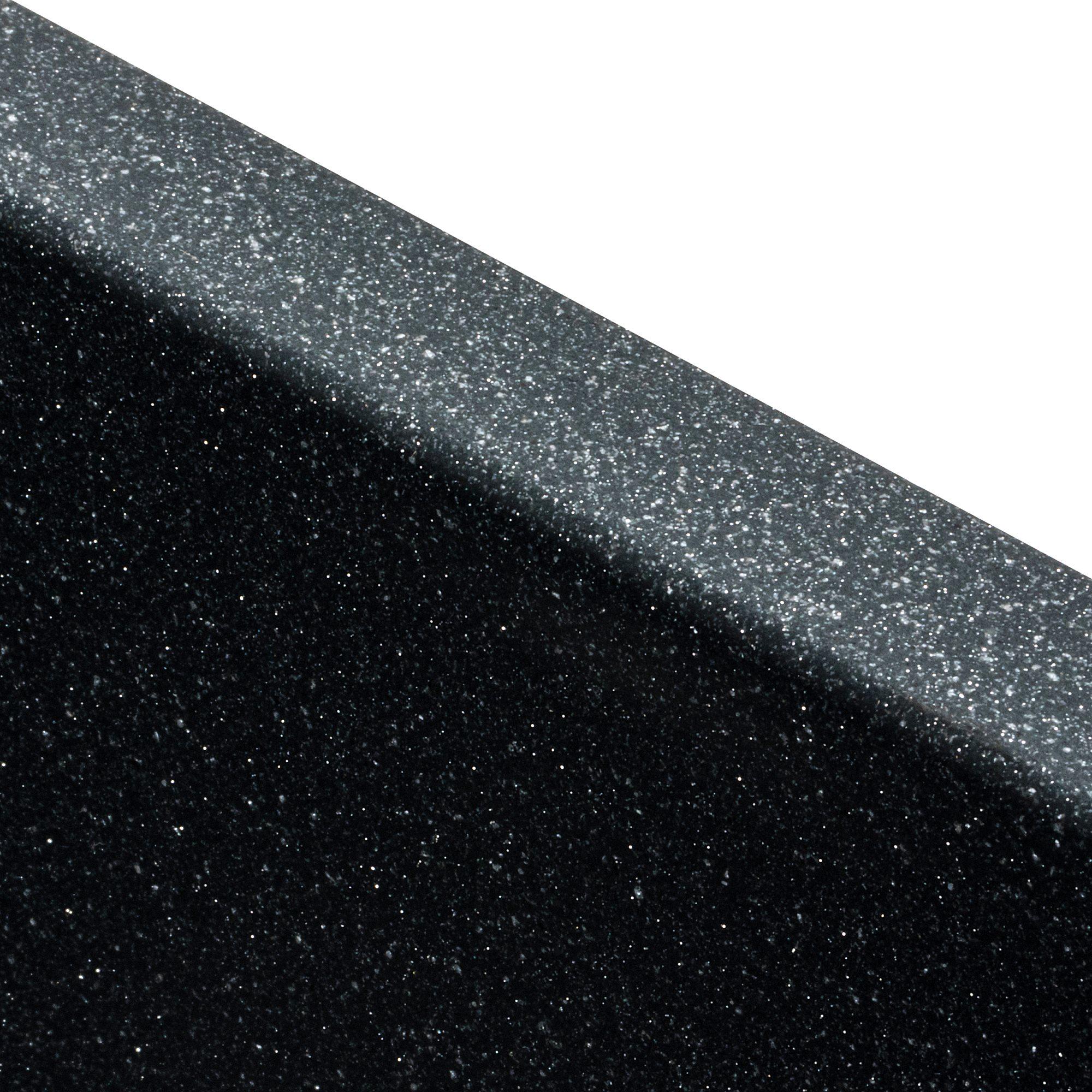 Мойка для кухни гранитная Platinum 4040 RUBA матовая Антрацитовый - фото 6 Мойка для кухни гранитная Platinum 4040 RUBA матовая Антрацитовый - фото 6