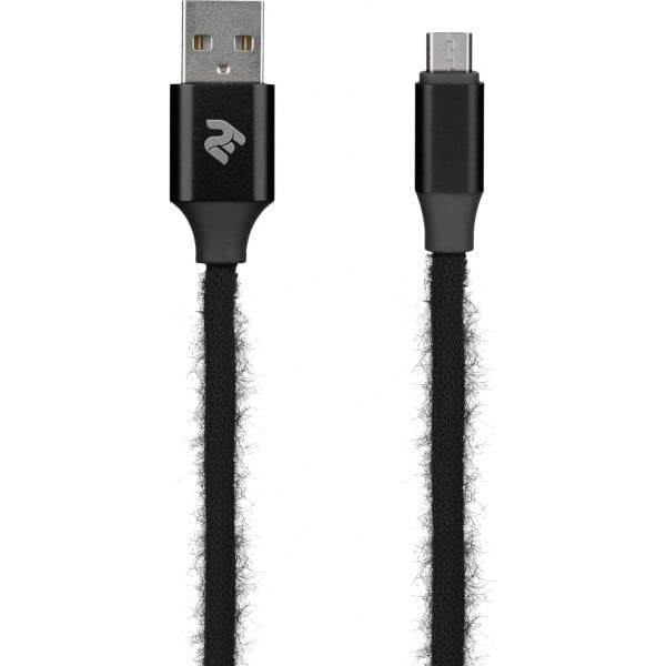 Кабель 2e USB 2.0 to MicroUSB Cable 1 м Black (2E-CCMTAC-BLACK) - фото 4