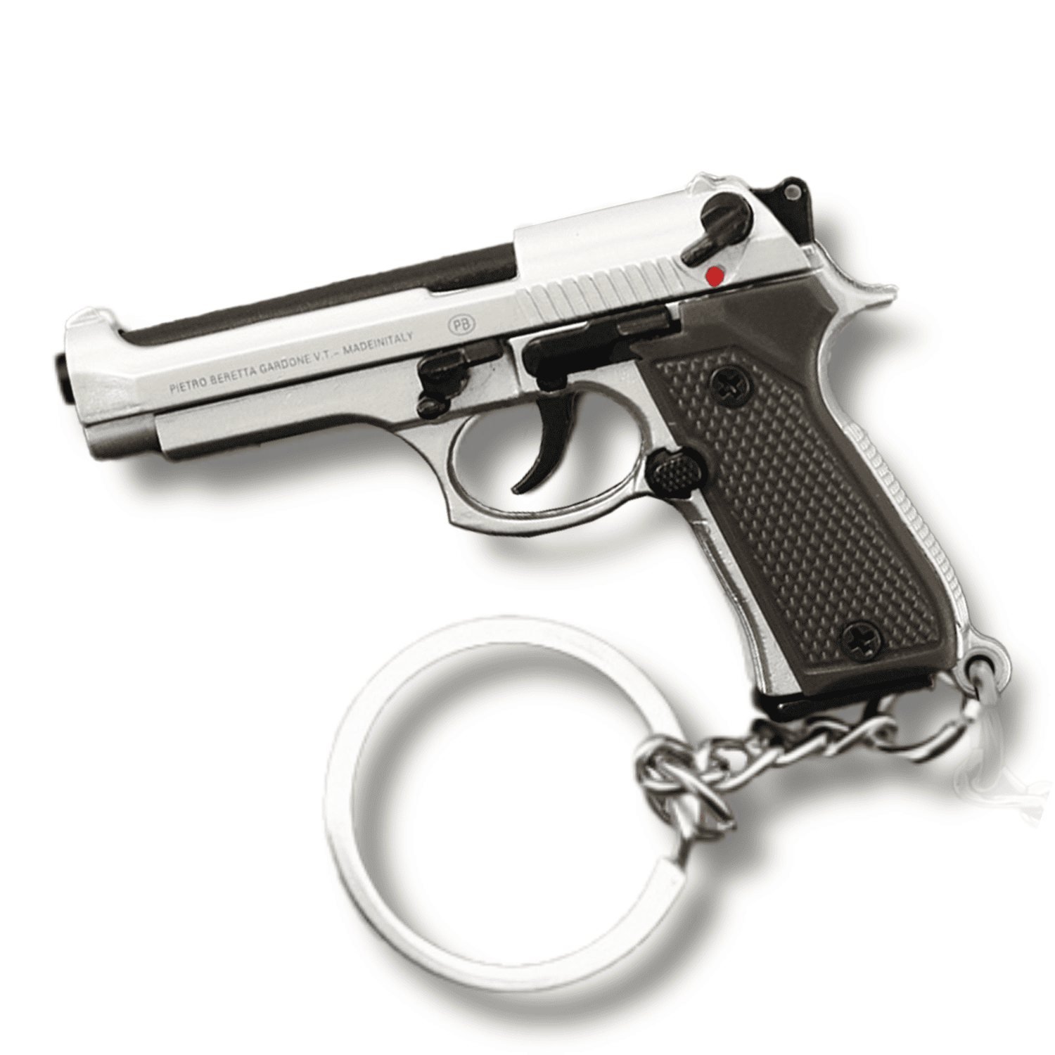 Брелок тактический Beretta M92 металлический сувенирный пистолет Beretta с кольцом для разборных ключей мини для коллекционера 55 мм