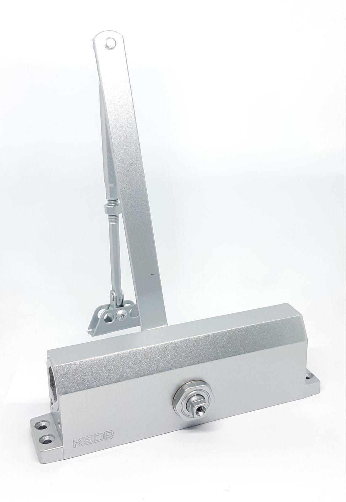 Дотягувач для дверей Kedr A082 80-120 кг Сірий