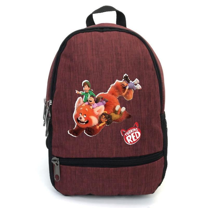 Школьный рюкзак подростковый Cappucino Toys Панда PAN 005 12,5 л Бордовый (1651814618)