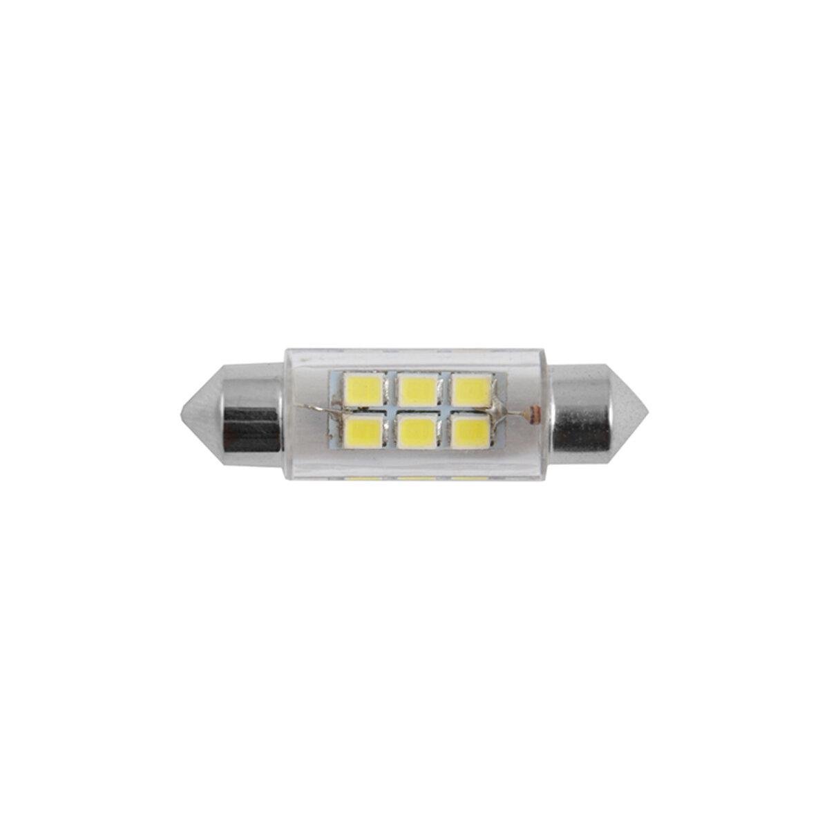 Автолампа LED Solar 12V SV8.5 T11x39 мм 6smd 3528 white 2 шт. Автолампа LED Solar 12V SV8.5 T11x39 мм 6smd 3528 white 2 шт.