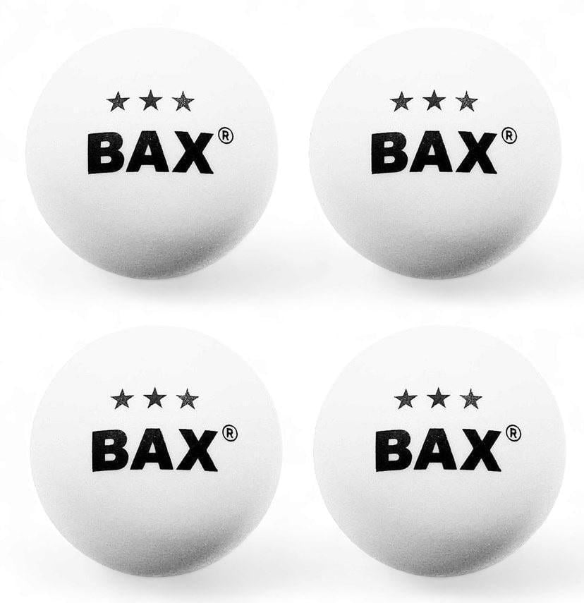 Набор мячиков для настольного тенниса Bax 3 Star 4 шт. White (2395815079)