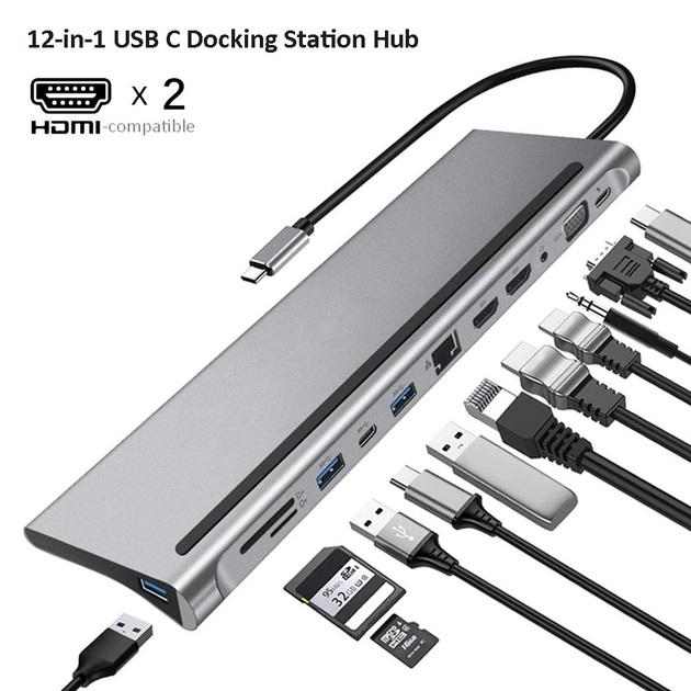 Док-станция 16в1 100W USB-C 4.0 240W/8K 60Hz (12345) - фото 9