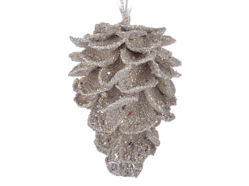 Елочное украшение Elen Шишка (66-074)
