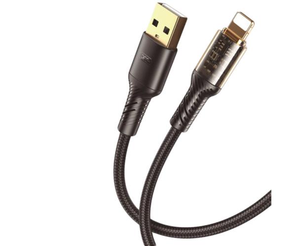 USB кабель XO NB229 Lightning 2,4 A 1 мBlack