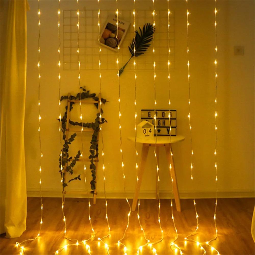 Гирлянда водопад светодиодная 200 LED 2x2 м 8 режимов 220В IP54 Теплый белый - фото 8 Гирлянда водопад светодиодная 200 LED 2x2 м 8 режимов 220В IP54 Теплый белый - фото 8