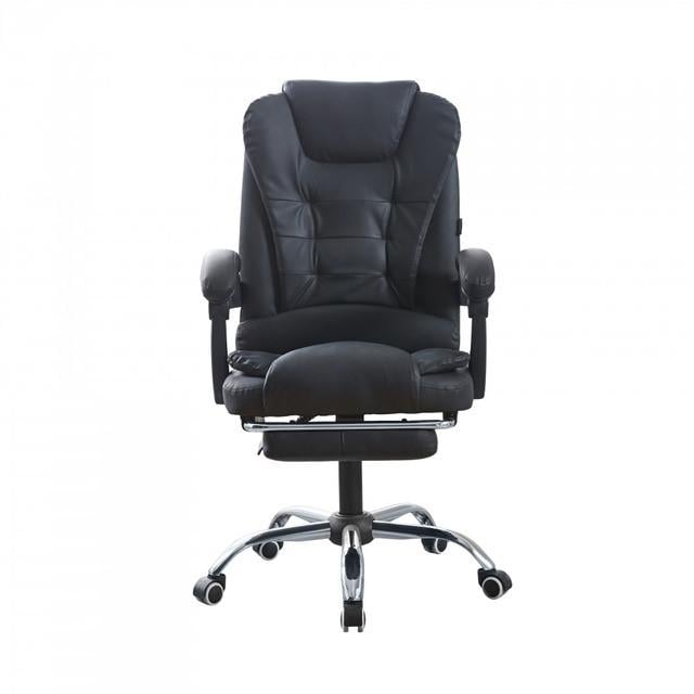 Офисное кресло на колесах Bonro BN-6071 с подставкой для ног Черный (2769979743) Офисное кресло на колесах Bonro BN-6071 с подставкой для ног Черный (2769979743)