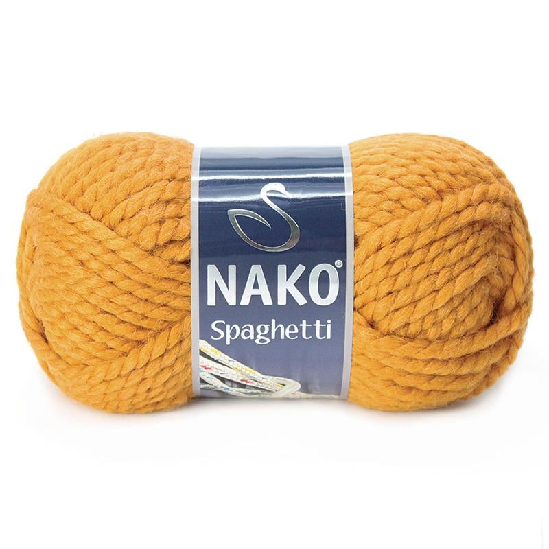 Пряжа Nako Spaghetti 941 Охра (7195)