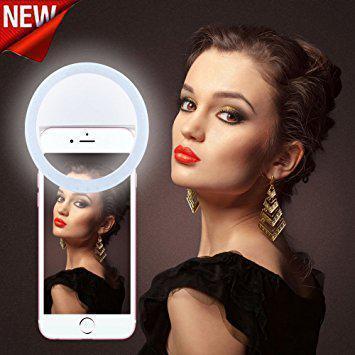 Кільце селфі Protech Selfie Ring Light XJ-01WH White (870821397) - фото 7