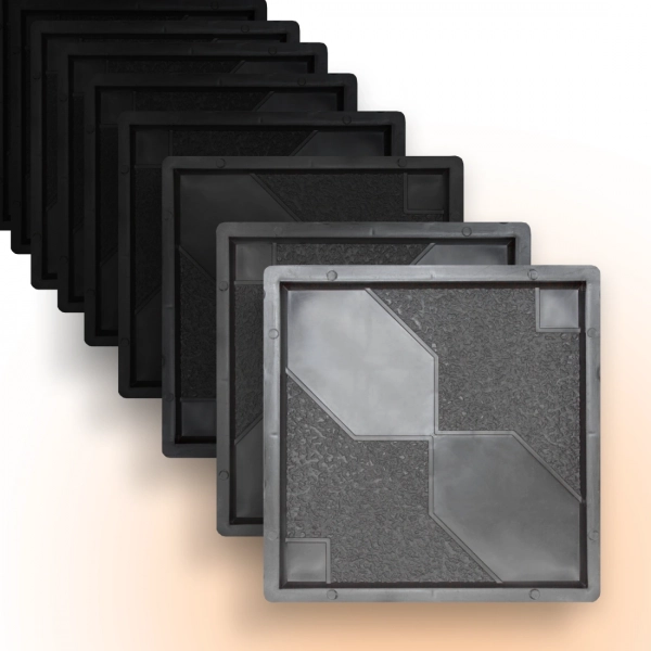 Форми для тротуарної плитки Верес-2007 Троянда Ветрів 300х300 мм 100 шт. (10104100-3182) - фото 1 Форми для тротуарної плитки Верес-2007 Троянда Ветрів 300х300 мм 100 шт. (10104100-3182) - фото 1