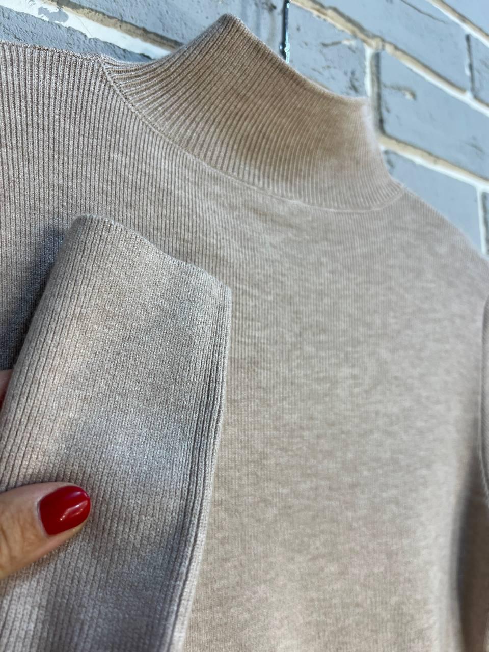 Свитер женский A-N 5688 р. 42-46 Бежевый (2972) - фото 3 Свитер женский A-N 5688 р. 42-46 Бежевый (2972) - фото 3