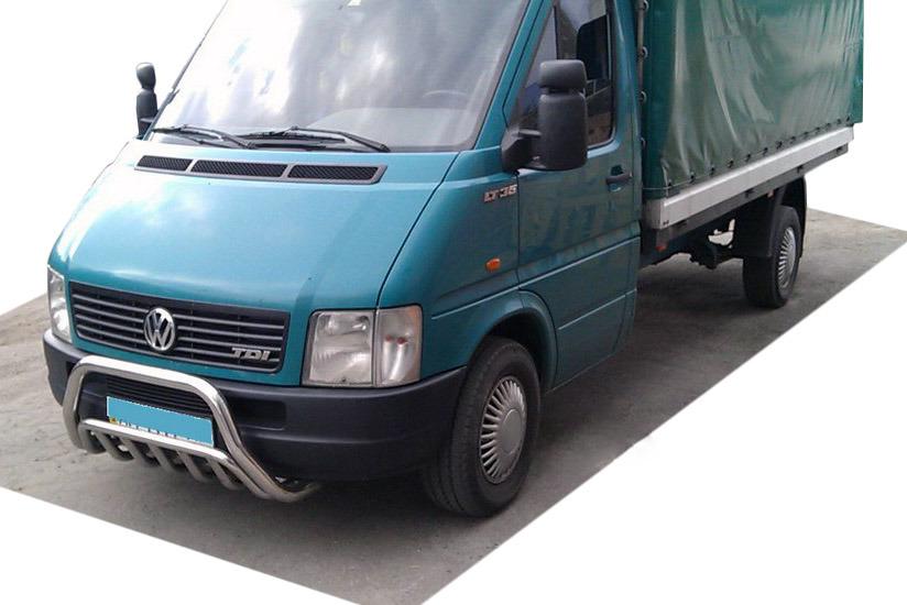 Кенгурятник WT002 CAN для Volkswagen LT 1995-2006 рр. нержавіюча сталь Хром