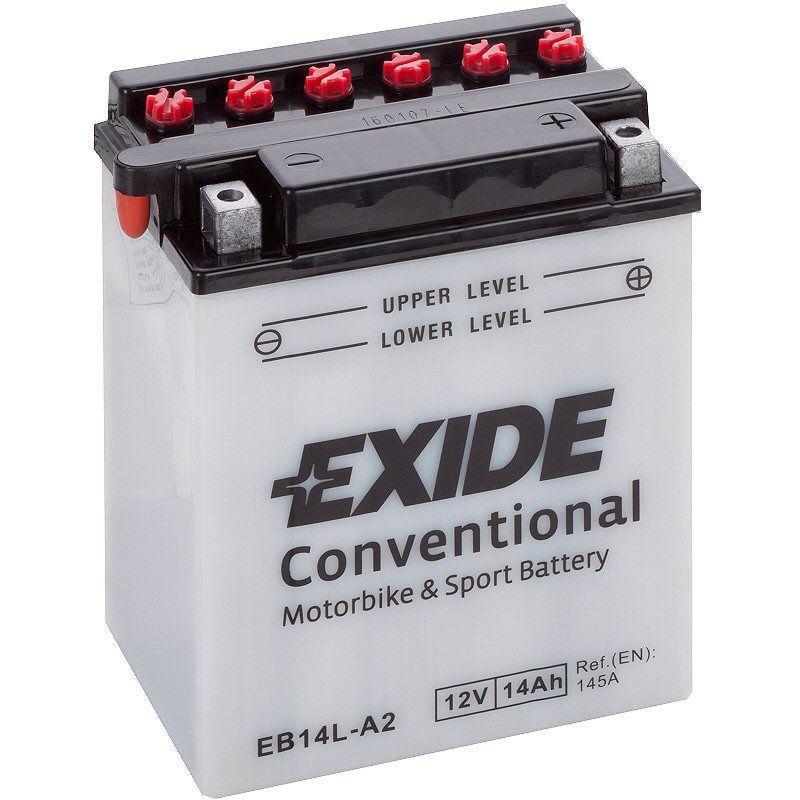 Акумулятор мото EXIDE CONVENTIONAL EN EB14L-A2 6СТ-14Ah 12V 145А (90483)