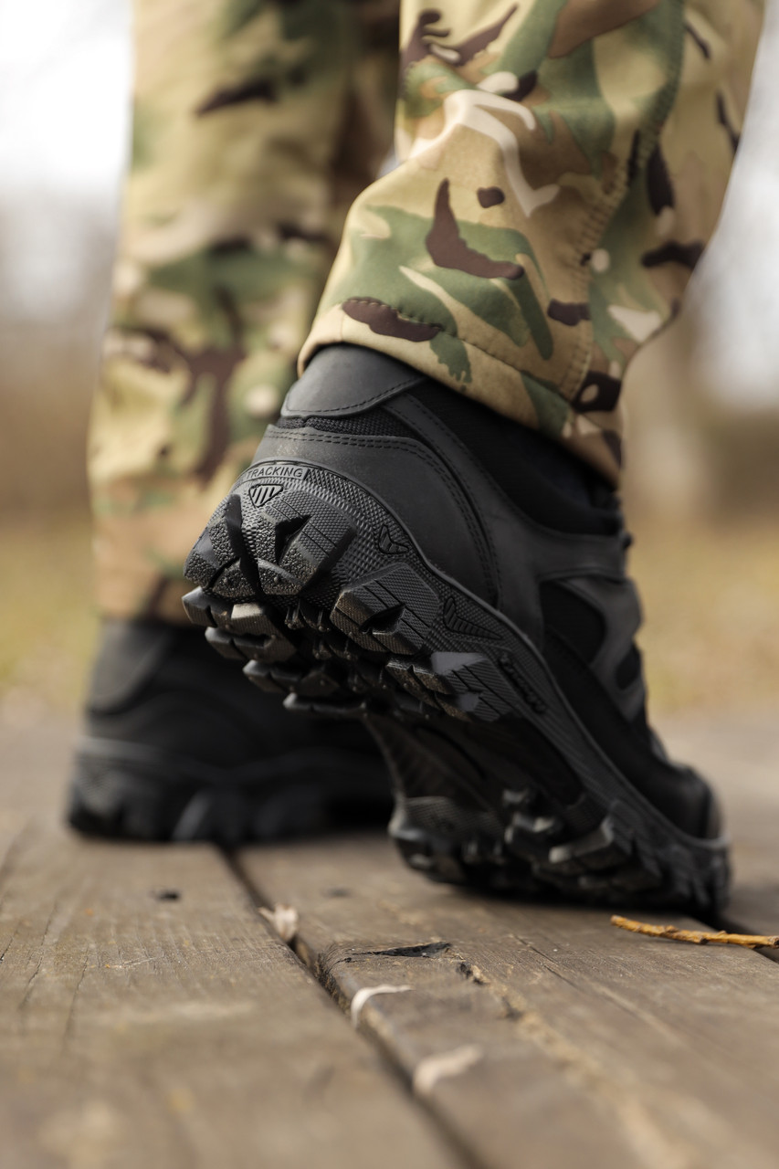 Кросівки літні військові крейзі з вставками р. 43 Чорний (25459272) - фото 3