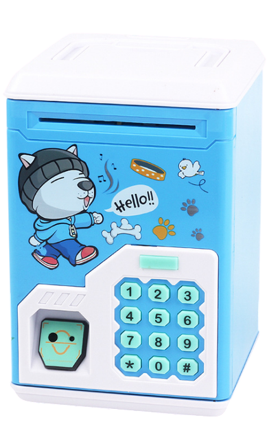 Скарбничка-сейф з кодовим замком 21х14,5х13 см (EL-510-13) Скарбничка-сейф з кодовим замком 21х14,5х13 см (EL-510-13)