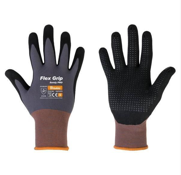 Перчатки защитные Bradas Flex Grip Sandy Pro нитрил р. 7 (28850)