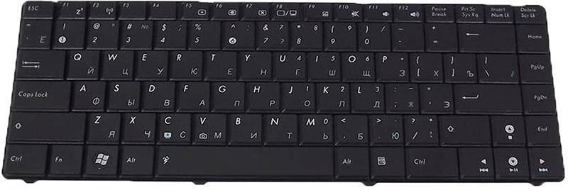 Клавиатура для ноутбука Asus K40/K40Ij матовая (04GNV91KRU00)