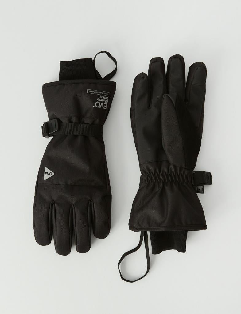 Перчатки зимние мужские Diverse EVO GLO Черный (5902598924742)