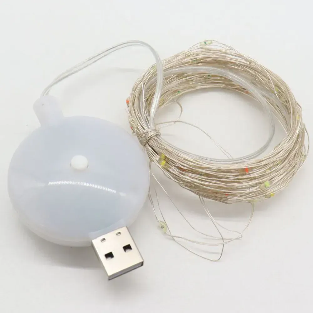 Гирлянда музыкальная Роса от USB 10 м 100 LED Разноцветный (234574871) - фото 10