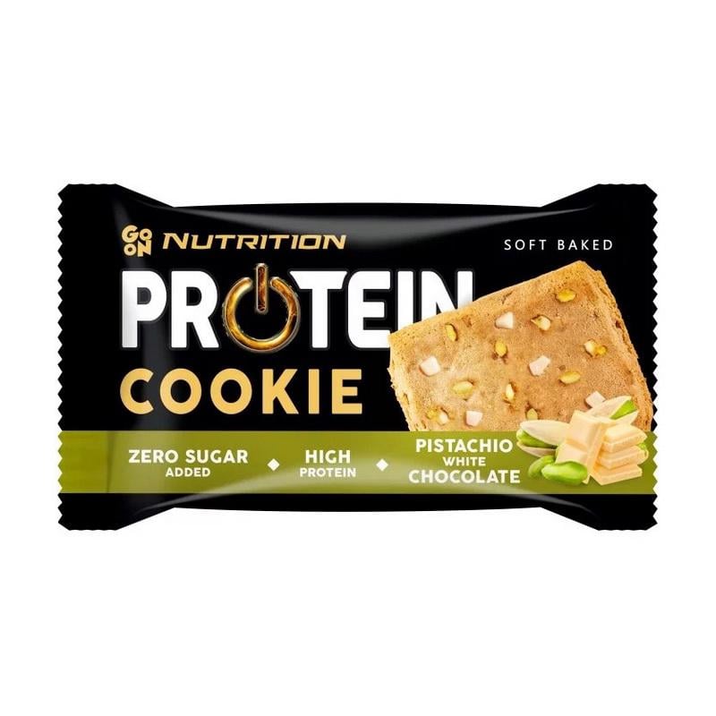 Протеїнове печиво GoOn Nutrition Protein Cookie 50 г Фисташка/Білий шоколад