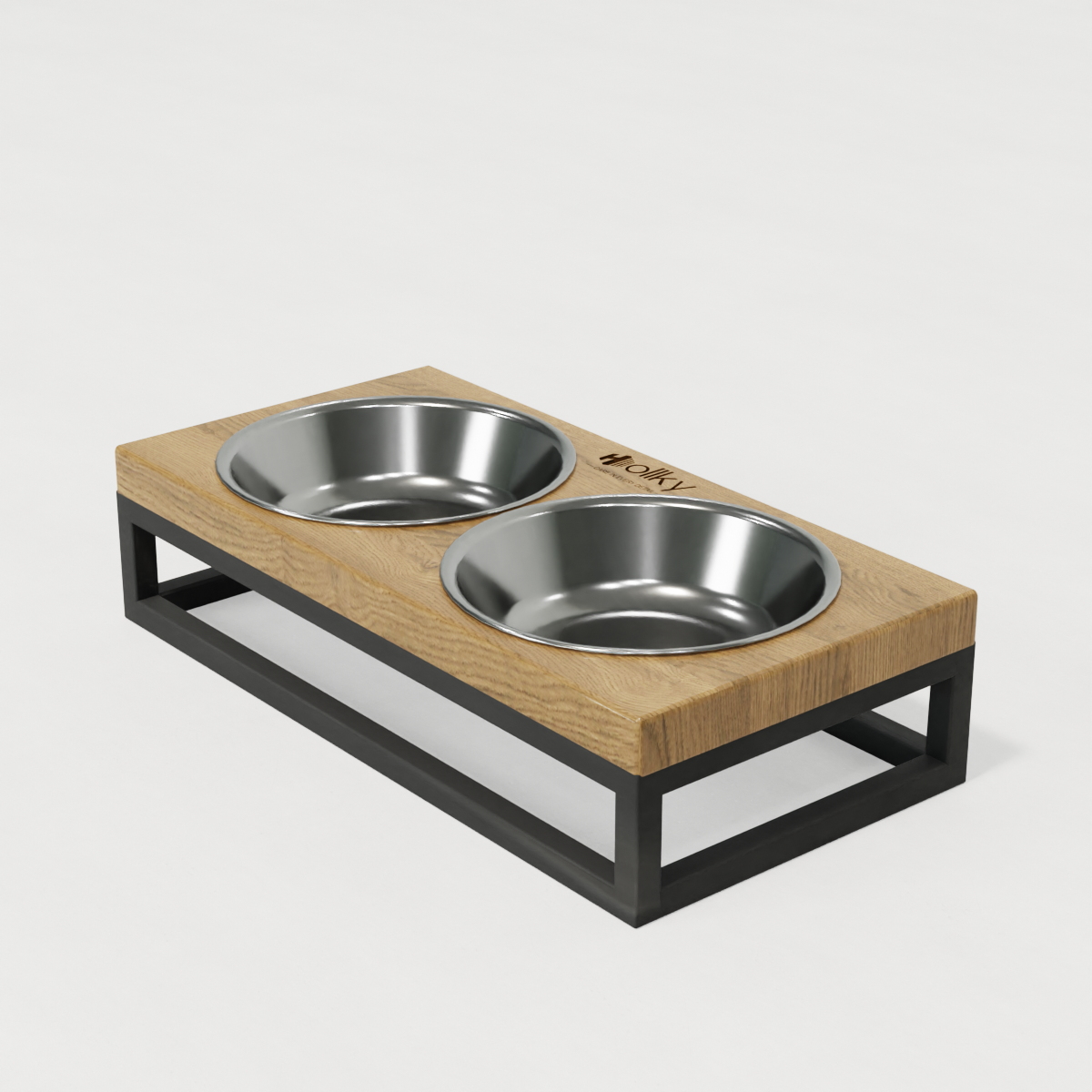 Миски на подставке для маленьких собак и котов Hollky Base XS 2х0,25 л (BXS-28145-GRNT) - фото 3 Миски на подставке для маленьких собак и котов Hollky Base XS 2х0,25 л (BXS-28145-GRNT) - фото 3