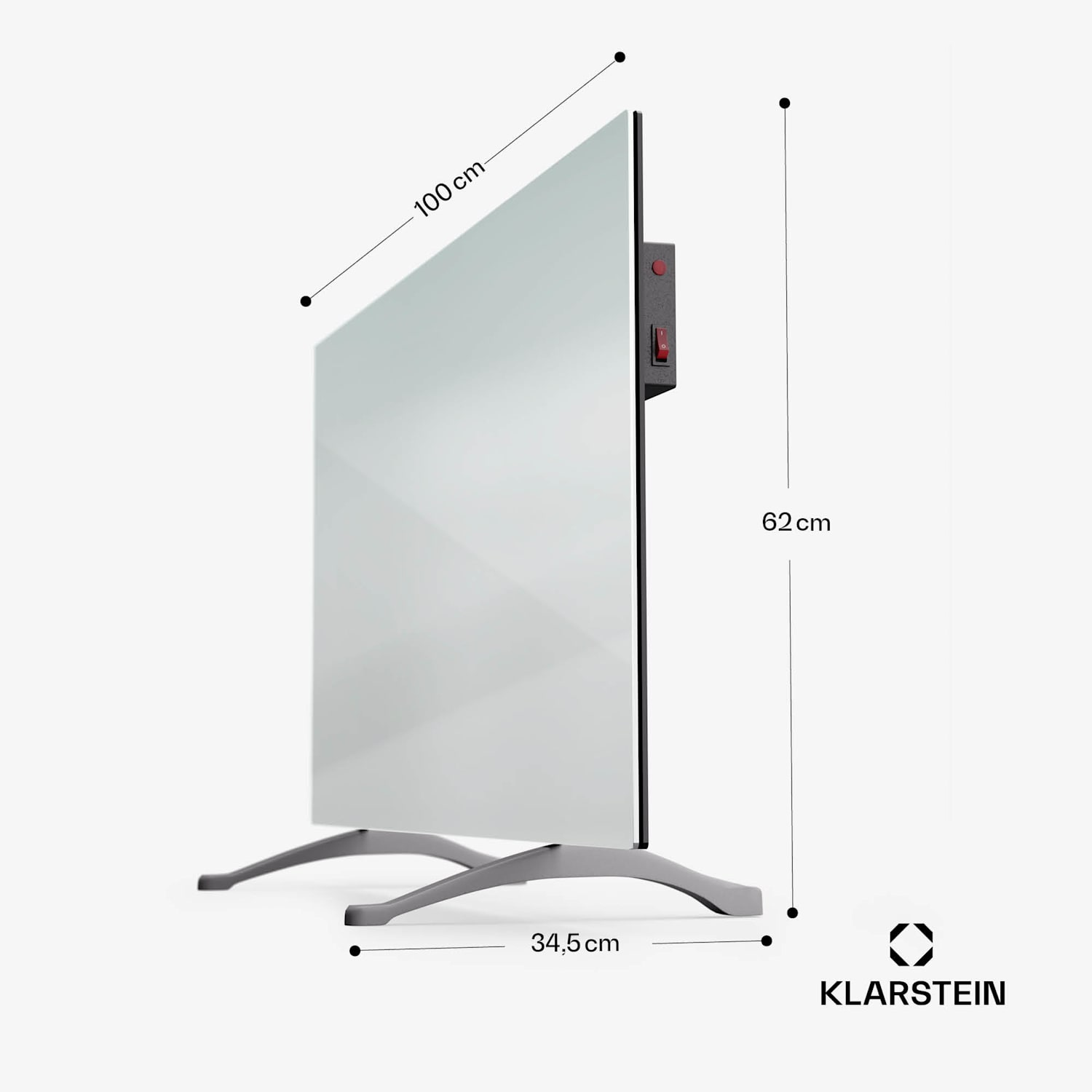 Инфракрасный обогреватель зеркало KLARSTEIN Marvel Mirror 600 10-45°C (10045431) - фото 7