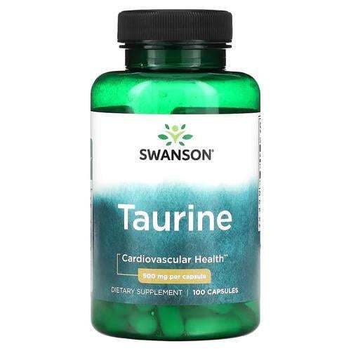 Таурин Swanson Taurine 500 мг 100 капс. (SW827)