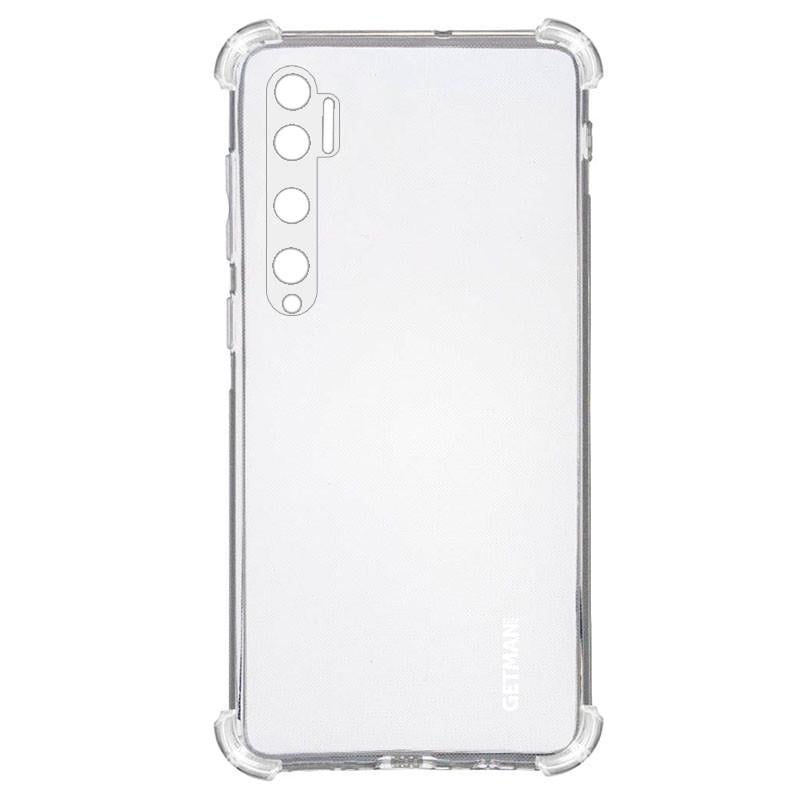 Чехол TPU GETMAN Ease logo усиленные углы для Xiaomi Mi CC9 Pro Бесцветный/прозрачный (74150190)