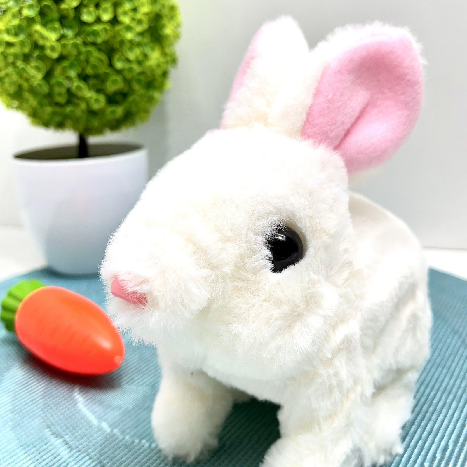 Интерактивная игрушка Кролик в рюкзаке Белый (777-23A) - фото 6 Интерактивная игрушка Кролик в рюкзаке Белый (777-23A) - фото 6