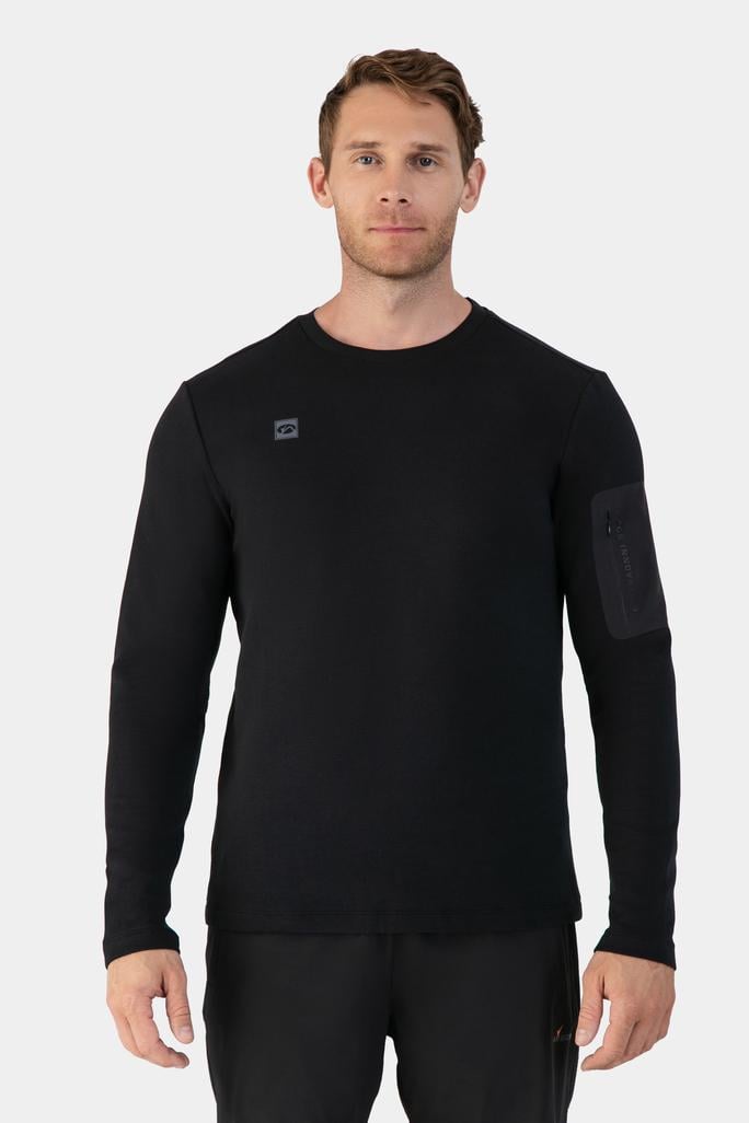 Лонгслив Avecs 30478/1 2XL Черный (30478/1-2XL)