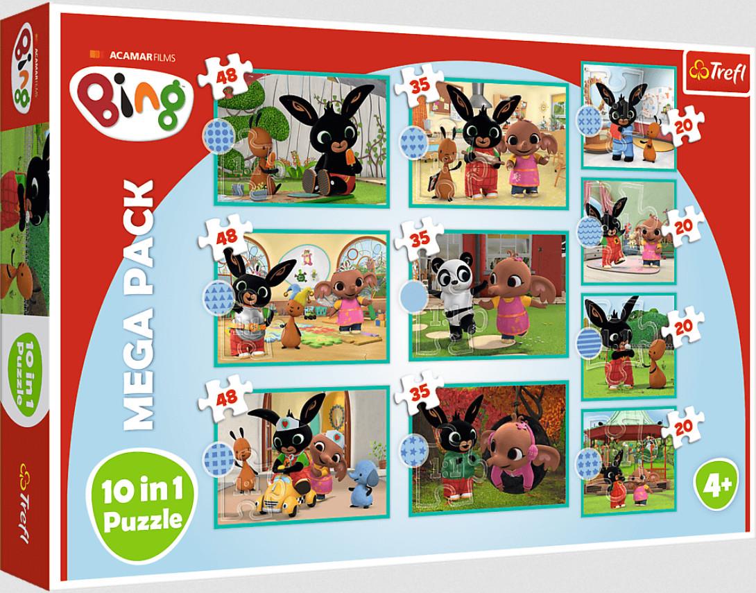 Пазл Trefl 10в1 Что он делает? Друзья с детства