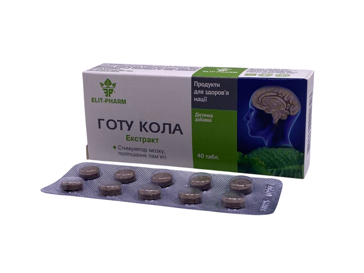 Готу круга Элит-Фарм для улучшения мозгового кровообращения 40 табл. (1222599096)