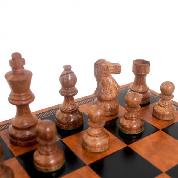 Шахи з дерева подарункові G250-77 216 - фото 2 Шахи з дерева подарункові G250-77 216 - фото 2