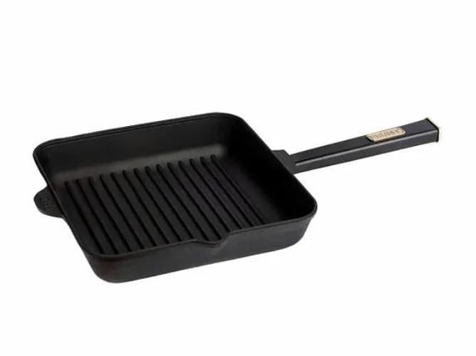 Сковорода чугунная гриль Optima-Black 260х260х50 мм (29-13- O262650G-P1)