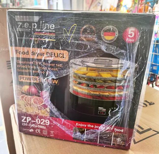 Сушарка для овочів і фруктів ZepLine ZP-029 дегідратор 800 Вт 5 секцій 35-70°C Чорний (ZP-029) - фото 4 Сушарка для овочів і фруктів ZepLine ZP-029 дегідратор 800 Вт 5 секцій 35-70°C Чорний (ZP-029) - фото 4