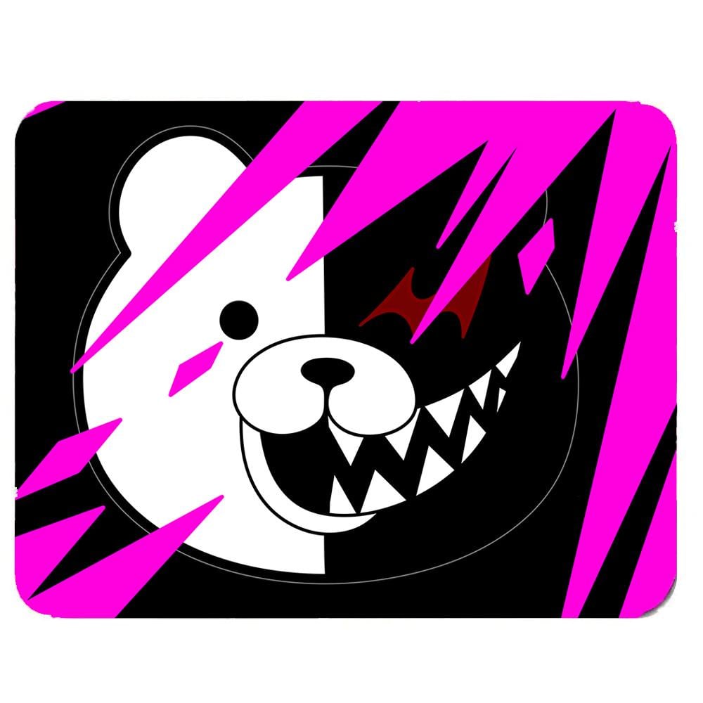 Коврик для мышек Монокума аниме Данганронпа Школа отчаяния 18х22 см (k242)