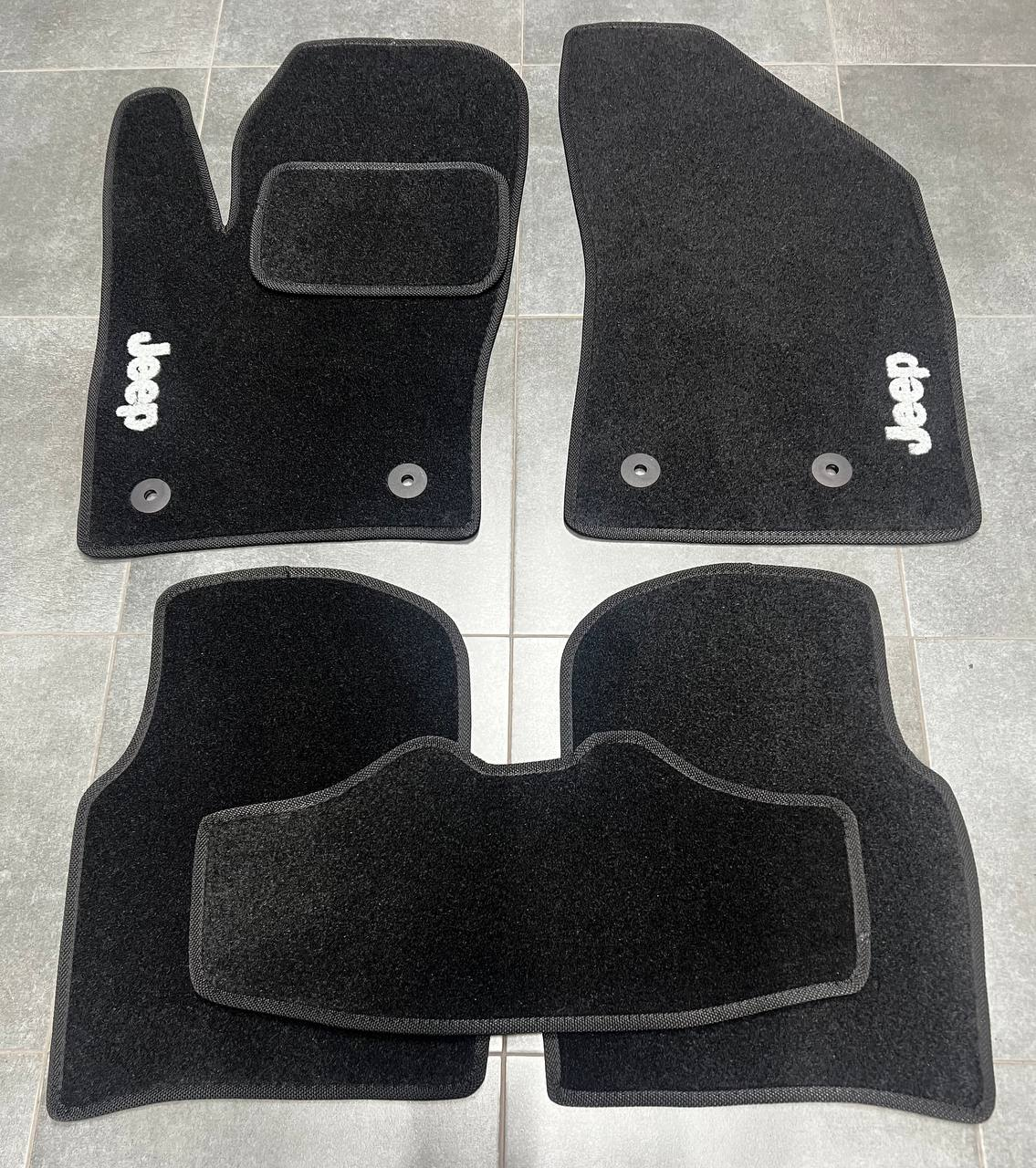 Коврики автомобильные ворсовые в салон для Jeep Compass 2016-2020