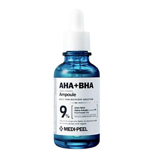 Пилинг-ампула с альфа-арбутином для борьбы с пигментными пятнами AHA BHA Alpha Arbutin Ampoule Medi-Peel 30 мл (8809409342252)