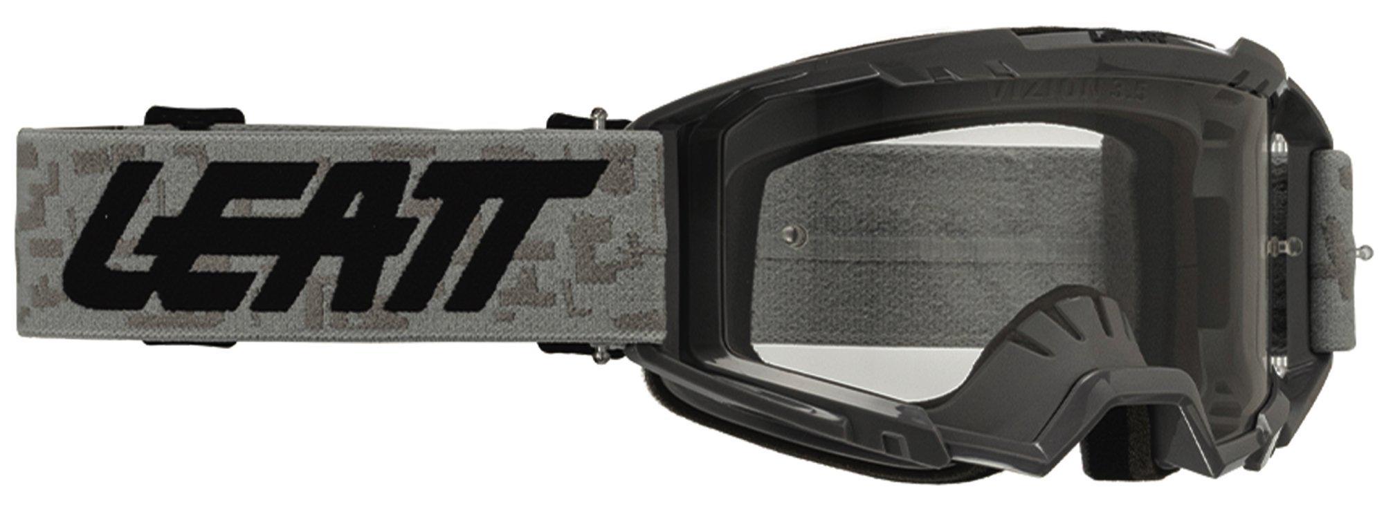 Мотоокуляри Leatt Vizion 3.5 Goggle Grey Clear Lens (38687)