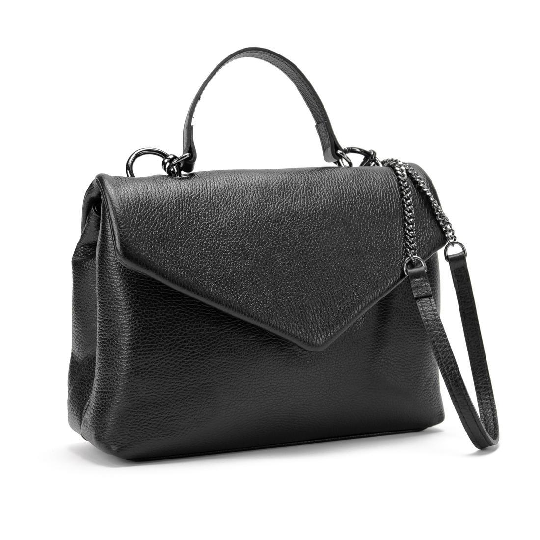 Женская сумка кросс-боди с цепочкой Royal Bag F-IT-86105A Черный (7450)