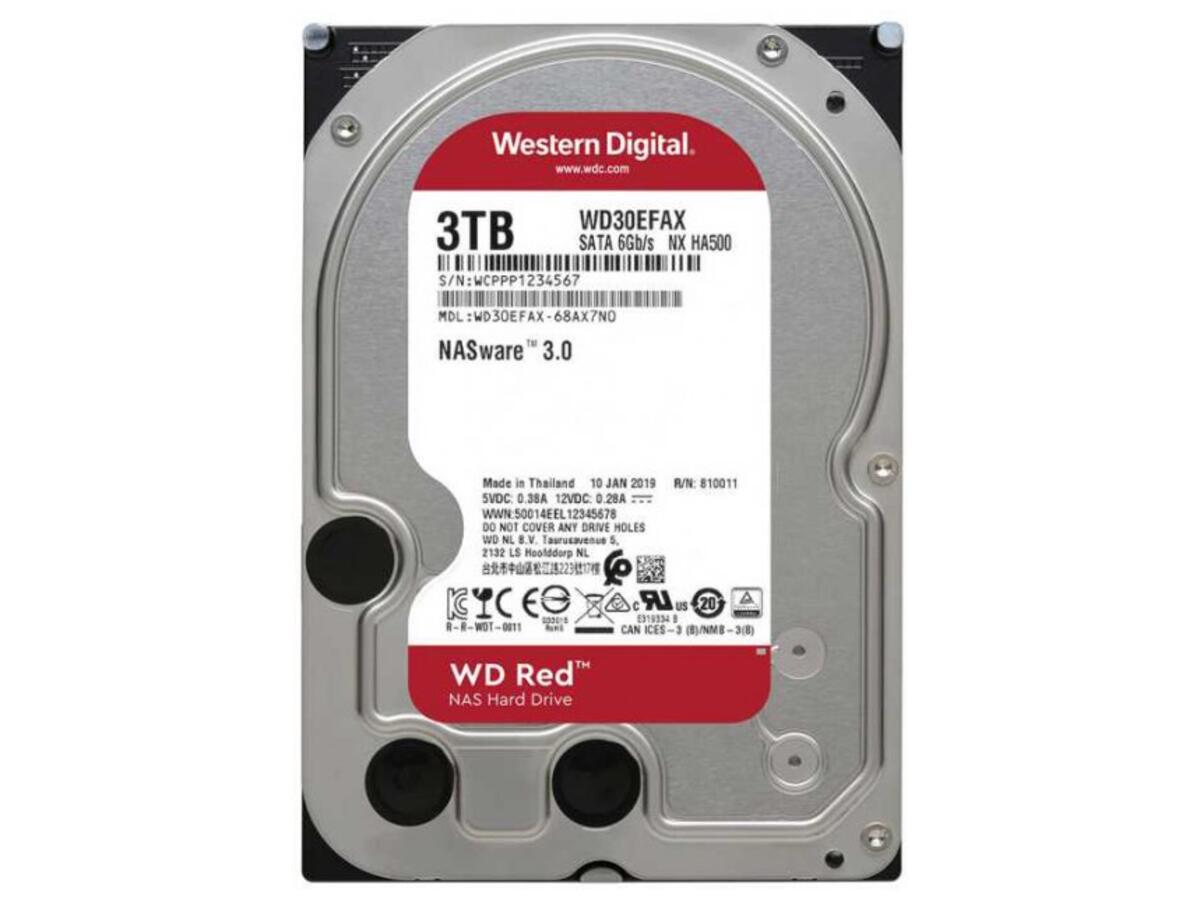 Диск жесткий WD 3,5 3 Tb (WD30EFAX) - фото 1