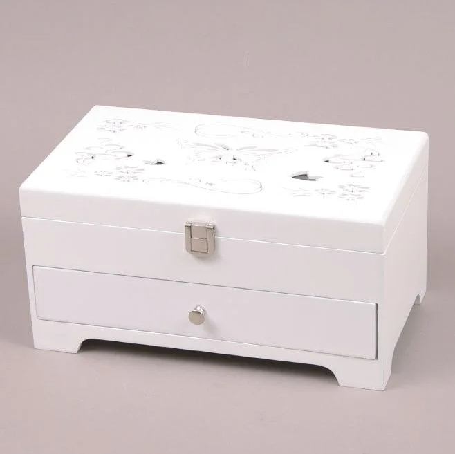 Шкатулка для бижутерии Flora Белый (26164)