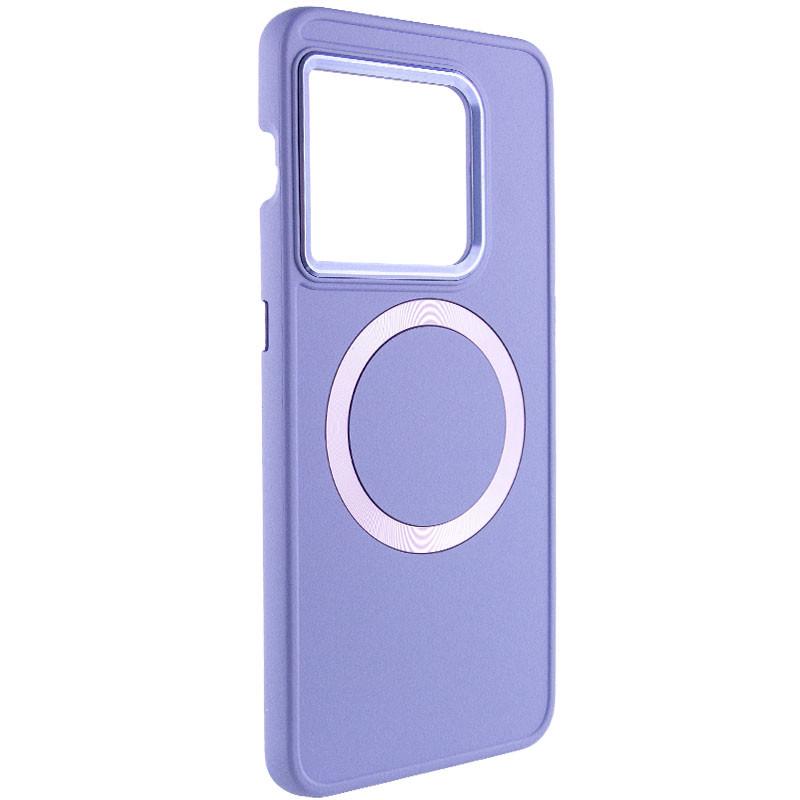 Противоударный TPU чехол Bonbon Metal Style with MagSafe для OnePlus 10 Pro Сиреневый / Dasheen