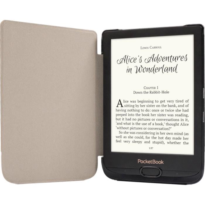Обложка для планшетов для PocketBook 6" PB617/618/627/628/632 Shell Cover Black (WPUC-616-S-BK) - фото 4