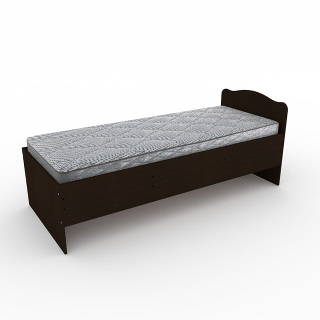 Кровать классическая Компанит 80х200 см Венге темный